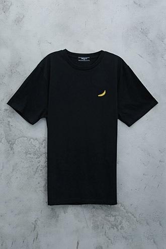 Forever21 Embroidered Banana Tee