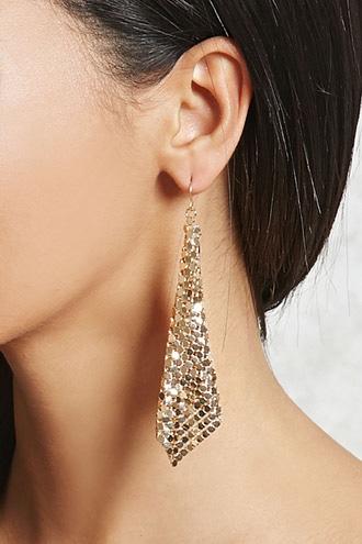 Forever21 Chainmail Drop Earrings