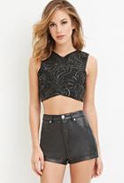 Forever21 Sequined Crop Top
