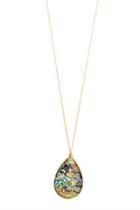Forever21 Iridescent Pendant Necklace
