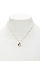 Forever21 Painted Boat Wheel Pendant Necklace