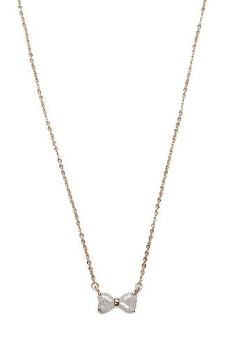 Forever21 Bow Tie Pendant Necklace