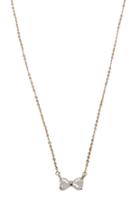 Forever21 Bow Tie Pendant Necklace