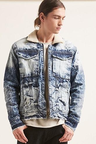Forever21 Jordan Craig Sherpa-lined Denim Jacket