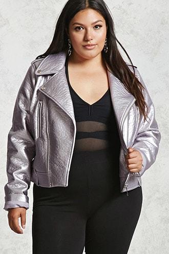 Forever21 Plus Size Faux Leather Jacket