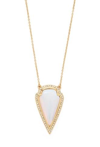 Forever21 Faux Stone Arrowhead Necklace