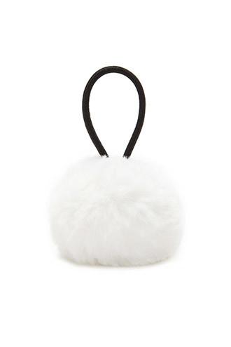 Forever21 Pom Pom Hair Tie