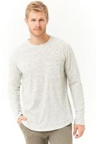Forever21 Heather Knit Pocket Tee