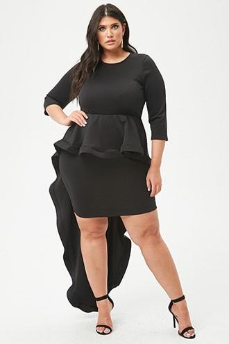 Forever21 Plus Size Ruffled High-low Dress