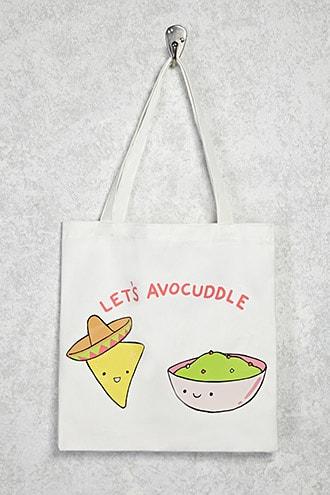 Forever21 Chips And Guac Canvas Tote