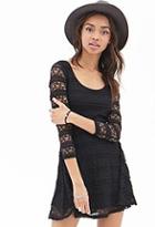 Forever21 Fit & Flare Lace Dress