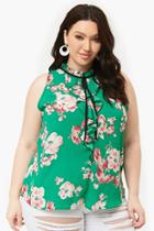 Forever21 Plus Size Ruffled Floral Top
