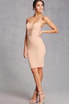 Forever21 Lace-up Bustier Bodycon Dress