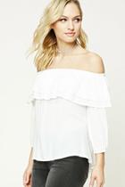 Forever21 Contemporary Ruffled Top