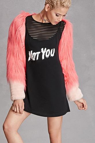 Forever21 Women's  Motel Graphic Cami Dress