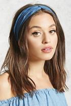 Forever21 Twisted Chambray Headwrap