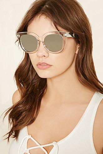 Forever21 Mirrored Square Sunglasses
