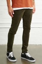 21 Men Men's  Slim-fit Corduroy Pants