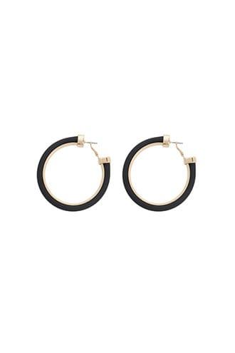 Forever21 Matte High-polish Hoop Earrings