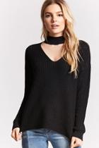 Forever21 Oversized V-cutout Sweater