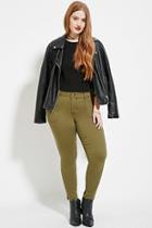 Forever21 Plus Women's  Plus Size Skinny Ankle Jeans