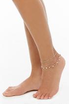 Forever21 Charm & Bead Chain Anklet Set