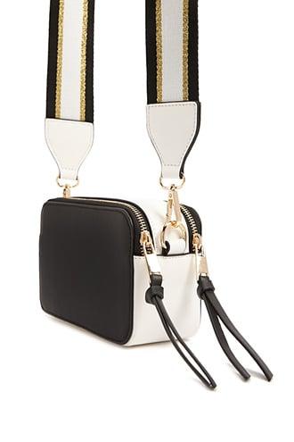 Forever21 Colorblock Metallic-trim Crossbody