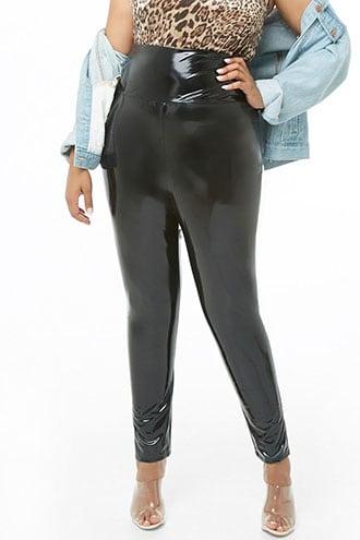 Forever21 Plus Size Vinyl Leggings