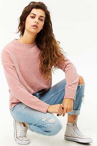 Forever21 Chenille Knit Top