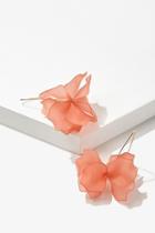 Forever21 Floral Wire Drop Earrings