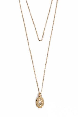 Forever21 Layered Sun Pendant Necklace
