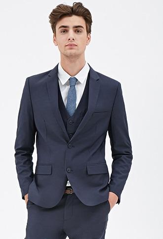 Forever21 Classic Woven Sport Coat