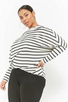 Forever21 Plus Size Striped High-low Top