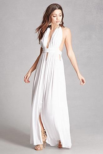 Forever21 Boho Me Grecian Halter Dress