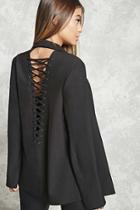 Forever21 Deep V-neck Strappy Blazer