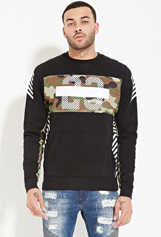 21 Men Cayler & Sons Legend Camo-paneled Sweatshirt