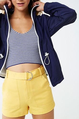 Forever21 Toggle Drawstring Windbreaker Jacket