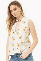 Forever21 Floral Print Swing Top