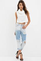 Forever21 Distressed Ankle Jeans
