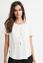Forever21 Boxy Satin Top