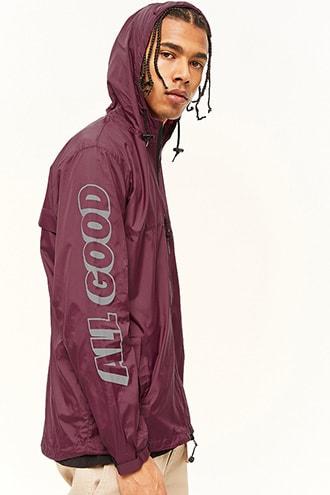 Forever21 All Good Windbreaker Jacket