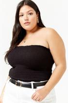 Forever21 Plus Size Smocked Tube Top