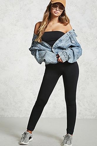 Forever21 Thick Knit Leggings