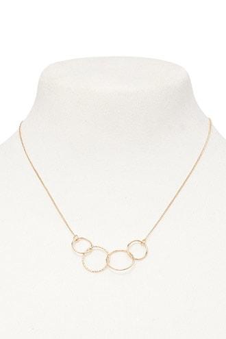 Forever21 Interlocked O-ring Necklace