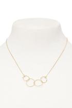Forever21 Interlocked O-ring Necklace