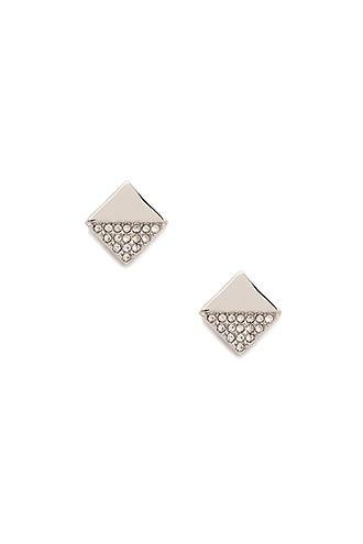 Forever21 Geo Rhinestone Studs