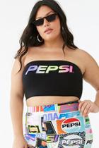 Forever21 Plus Size Pepsi Graphic Tube Top