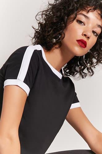 Forever21 Contrast Ringer Tee