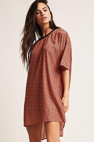 Forever21 Geo High-low Dress