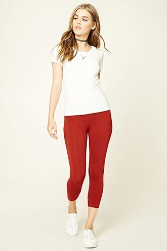 Forever21 Women's  Ginger Capri Leggings